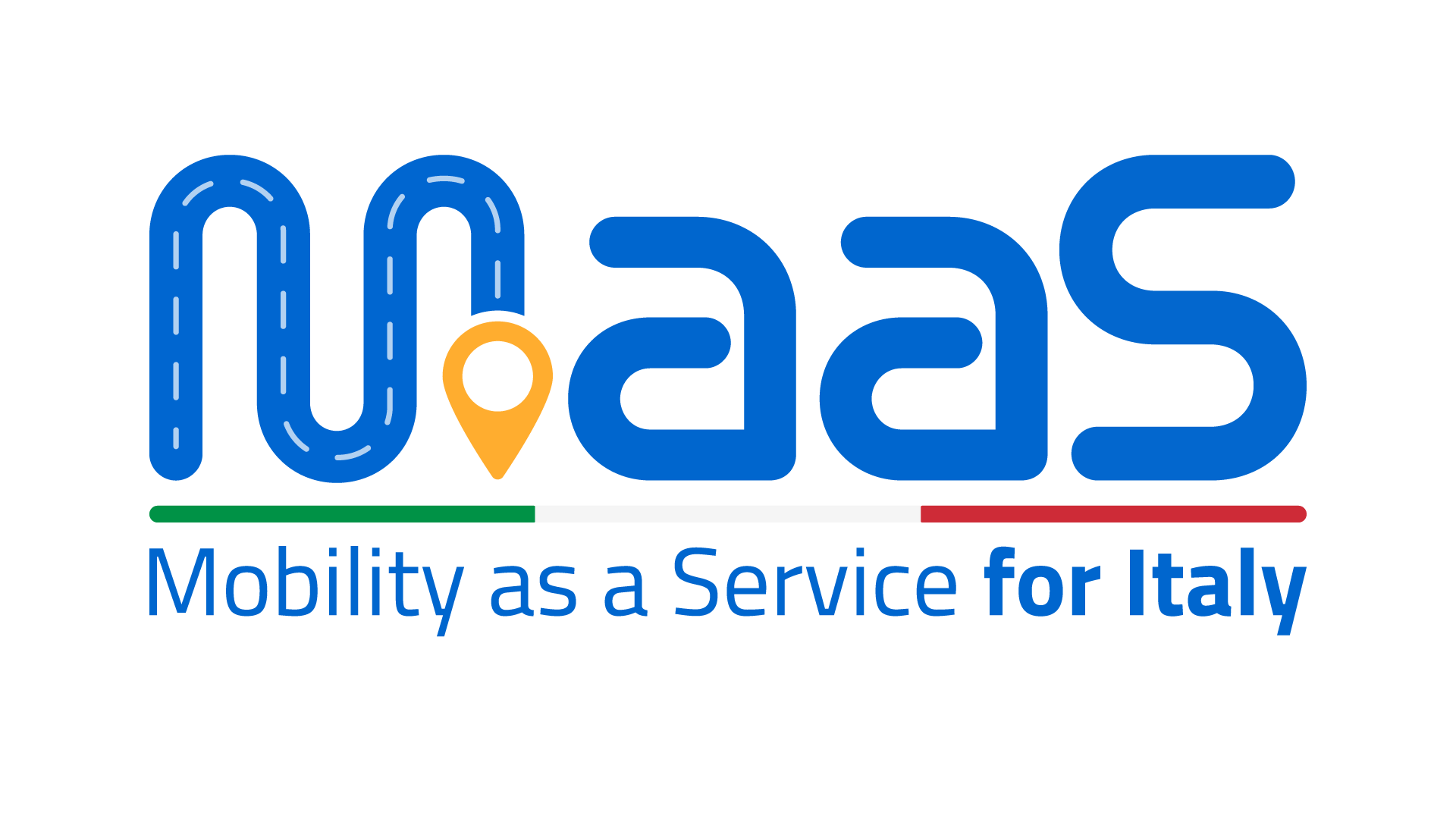 Logo di MaaS4Italy, con testo "MaaS Mobility as a Service for Italy"