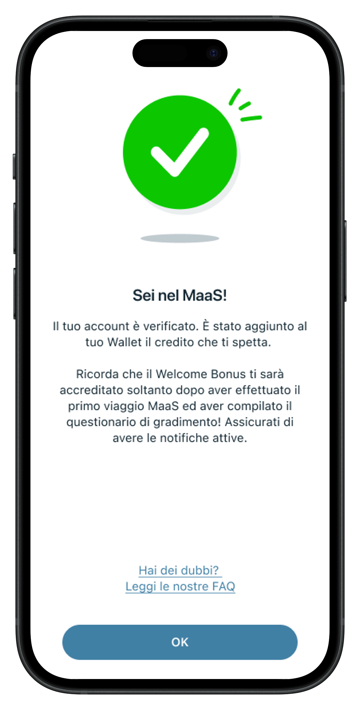 Schermata APP URBI
